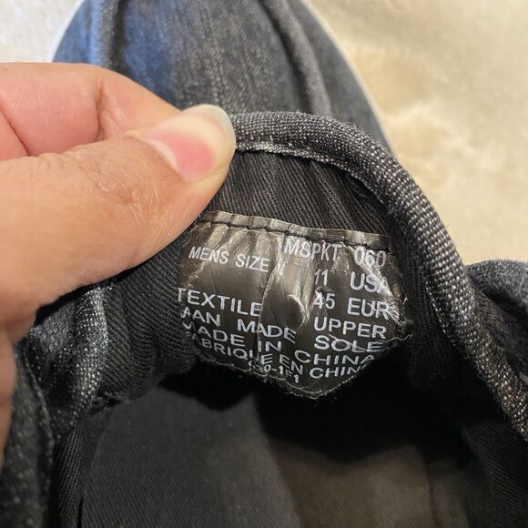 Lugz Mens shoes strider canvas Black moc toe sz 11 - Picture 7 of 7